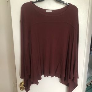 Flowy Maroon Top